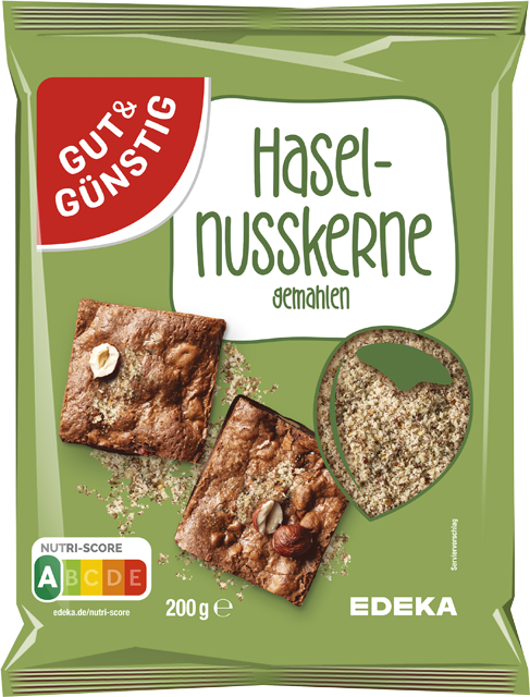 Gut & Günstig Haselnusskerne, Mandeln oder Walnusskerne gemahlen