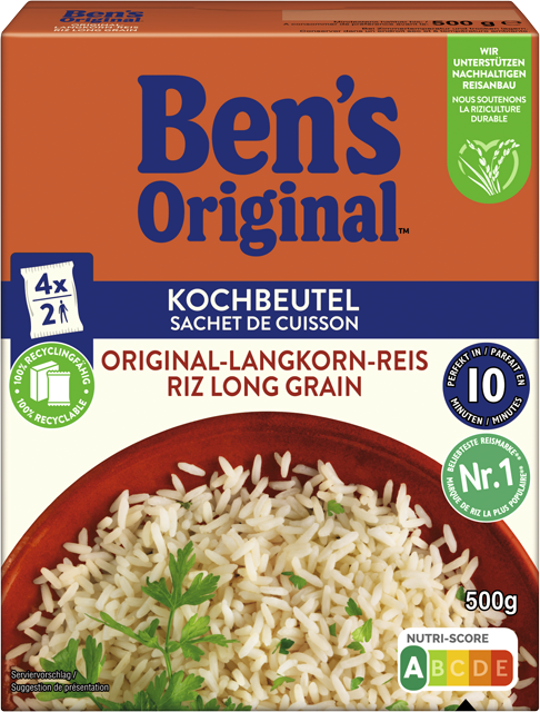 Ben’s Original Langkornreis oder Naturreis