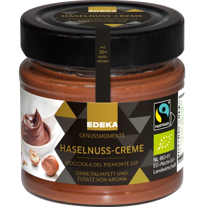 EDEKA Genussmomente Bio Haselnuss-Creme