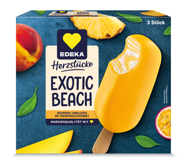 EDEKA Herzstücke Crunchy-Yoghurt-Raspberry, White Choc & Cookie oder Exotic Stieleis