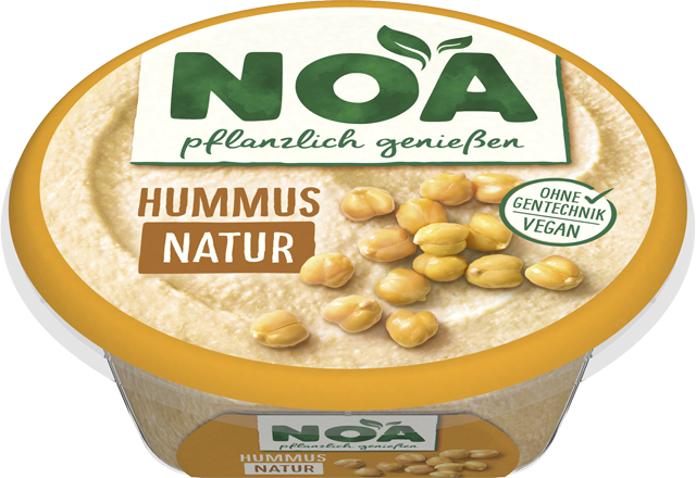 Vegan Noa Brotaufstrich Hummus Natur