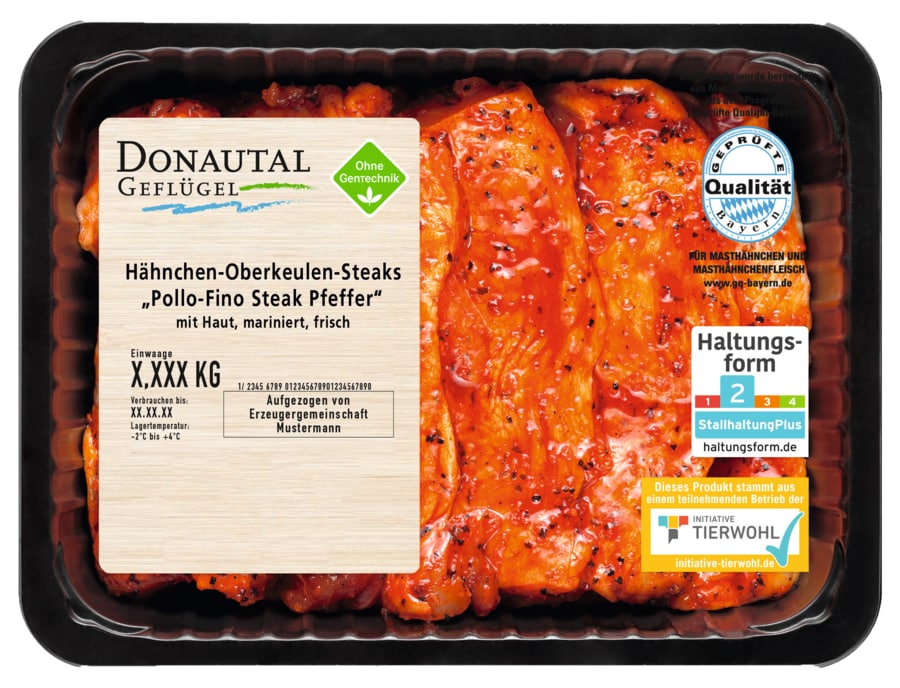 Hähnchen-Oberkeulen-Steaks*