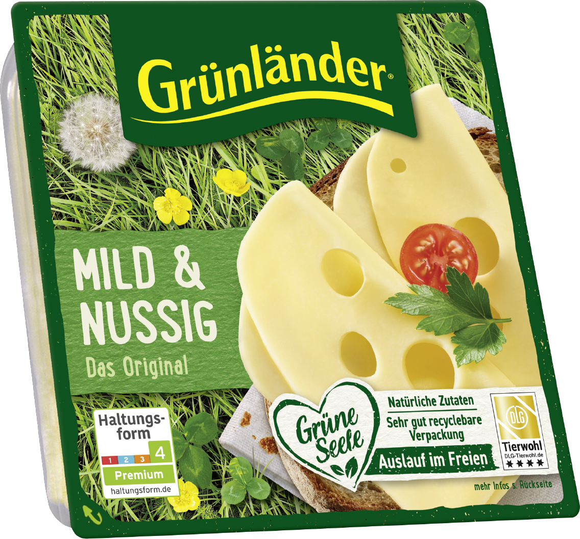 Grünländer deutscher Schnittkäse