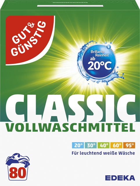 Gut & Günstig Vollwaschmittel Classic oder Colorwaschmittel