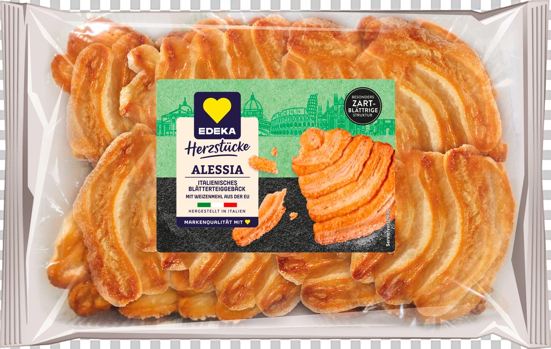 EDEKA Herzstücke Giacomo oder Alessia Blätterteig Gebäck