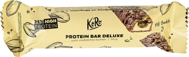 KoRo Protein Bar Deluxe Pistachio butter oder Peanut butter
