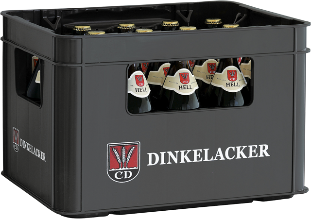 Dinkelacker Hell oder Kellerbier naturtrüb 