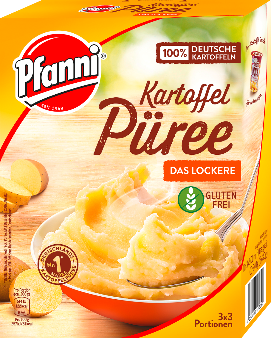 Pfanni Kartoffelpüree oder Stampfkartoffeln