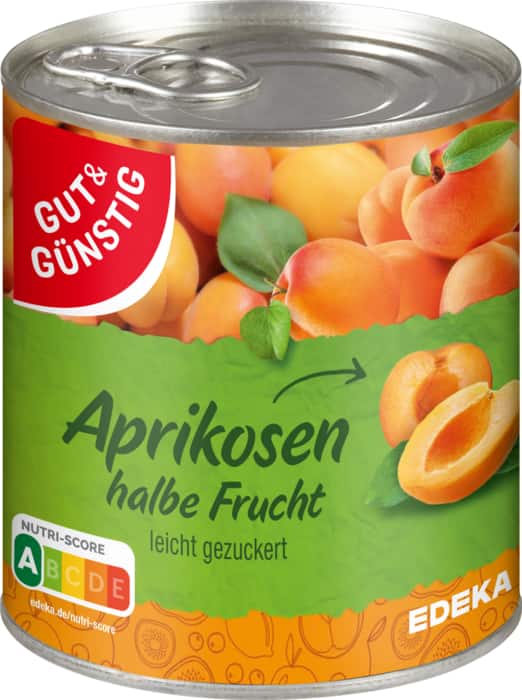 Gut&Günstig Aprikosen halbe Frucht