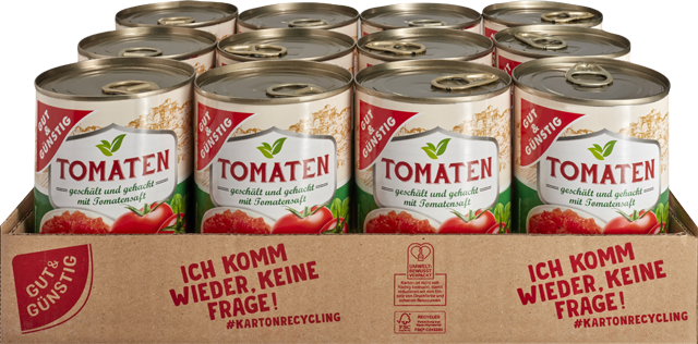 Gut & Günstig Tomaten gehackt 