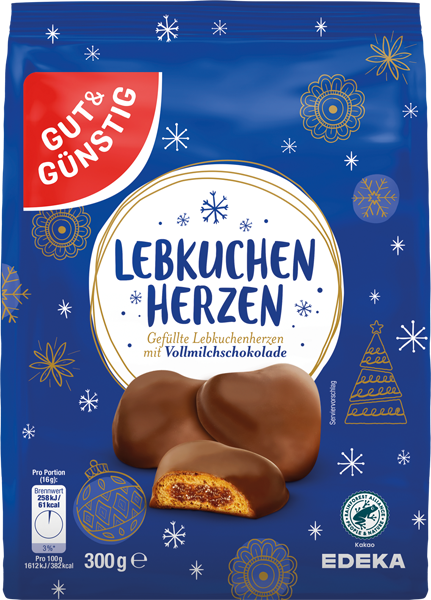 GUT&GÜNSTIG Lebkuchenherzen