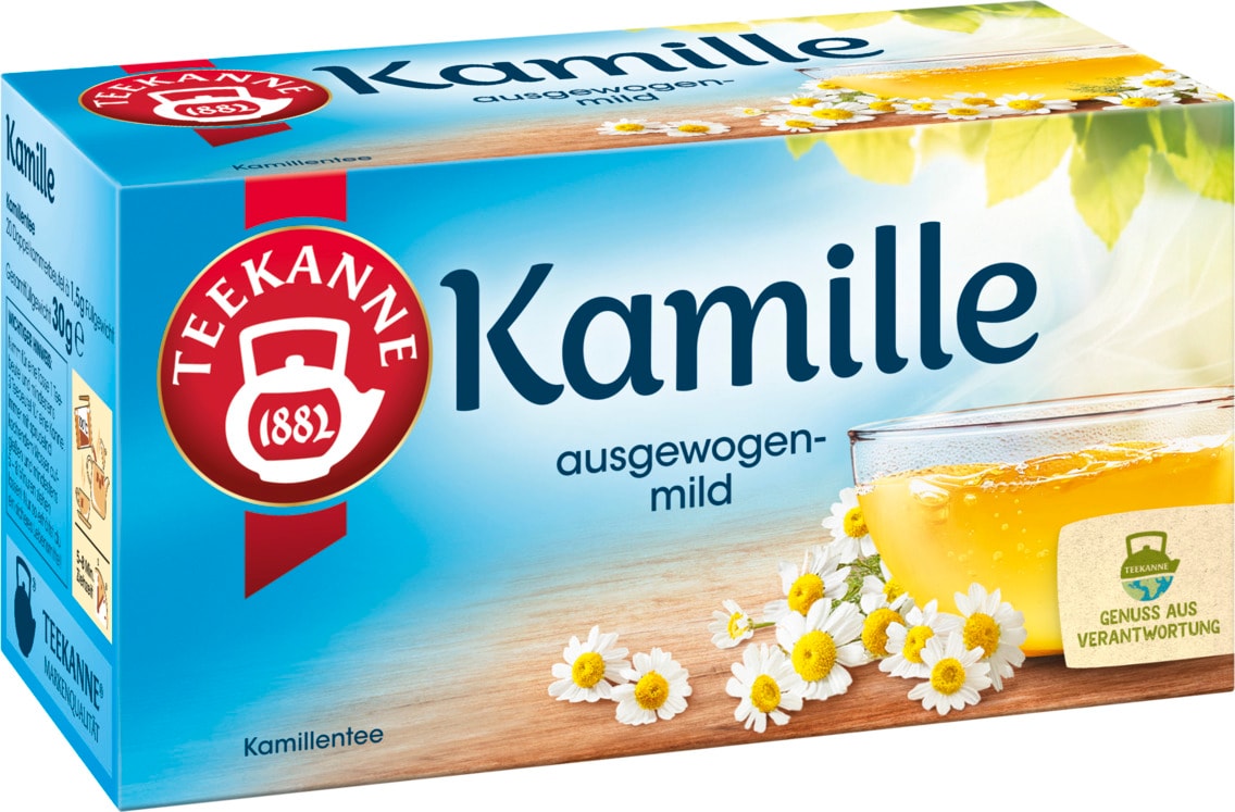 Teekanne Naturkräuter- oder -Früchtetee