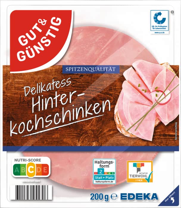 Gut&Günstig Delikatess Hinterkochschinken