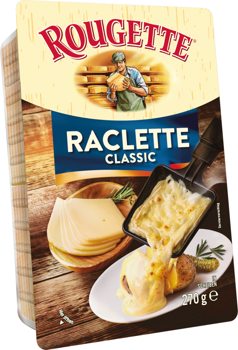 Rougette Raclette- oder Ofenkäse