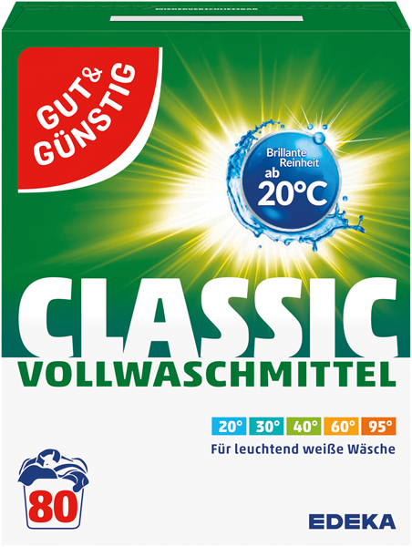 GUT&GÜNSTIG Classic Voll- oder Colorwaschmittel
