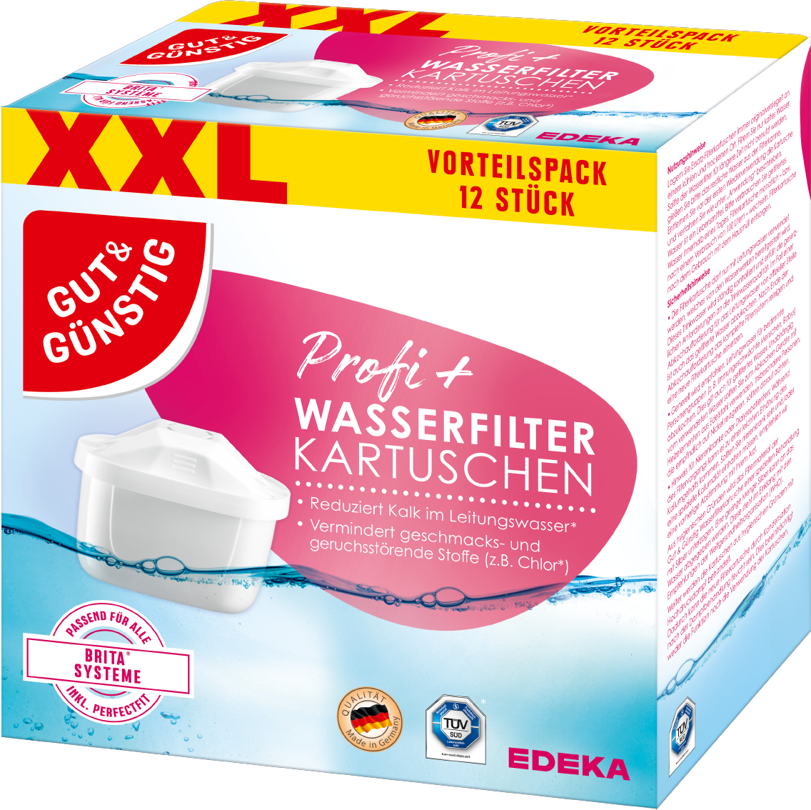 GUT&GÜNSTIG Wasserfilter-Kartuschen