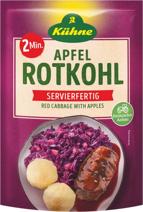Kühne Rotkohl oder Sauerkraut
