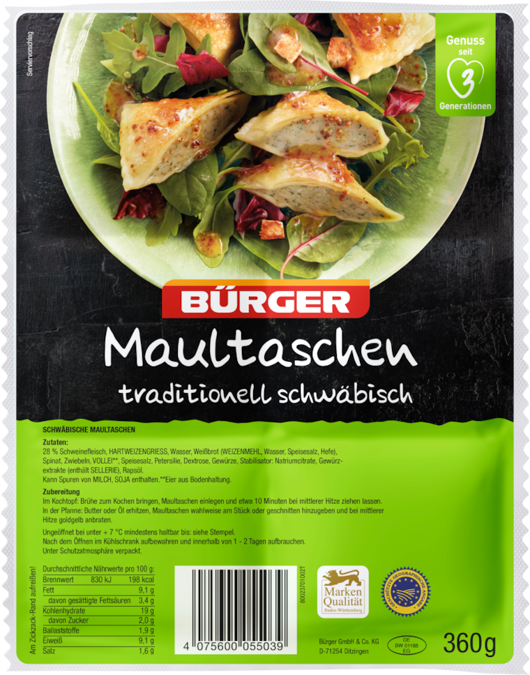 Bürger Maultaschen