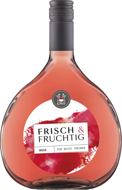 Franken GWF Frisch und Fruchtig Rosé halbtrocken 