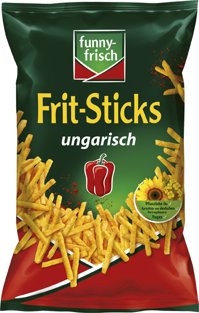 Funnyfrisch Frit-Sticks ungarisch, Jumpys Paprika