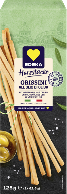 EDEKA Herzstücke Grissini mit Oliven