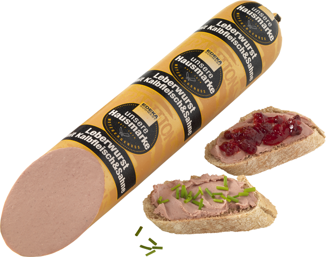 Delikatess-Leberwurst mit Kalbfleisch
