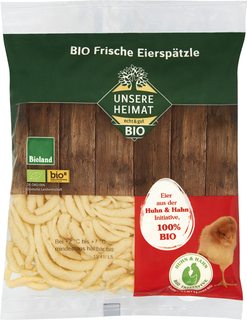 Unsere Heimat – echt & gut Bio Frische Eierspätzle