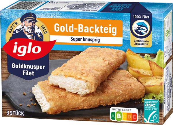 Iglo Fischstäbchen oder Goldknusperfilets