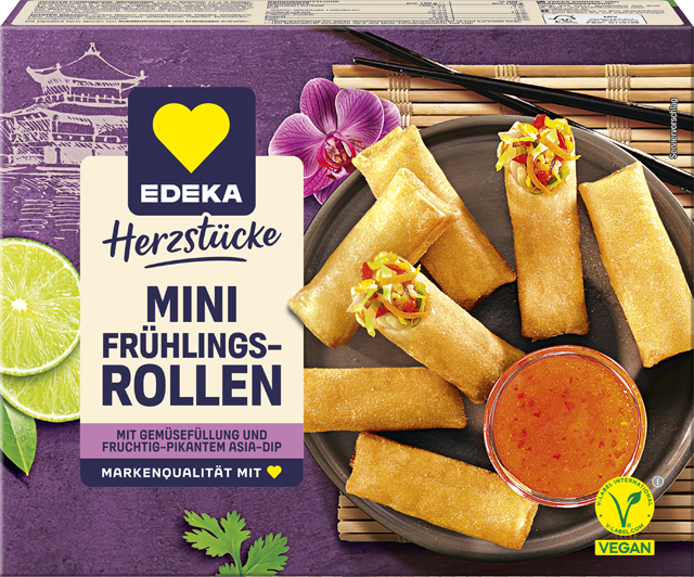 EDEKA Herzstücke Mini Frühlingsrollen mit Dip