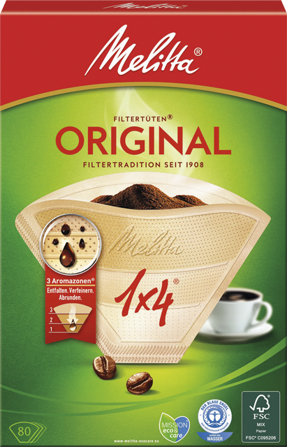 Melitta Aroma-Filter 1x4 oder 102