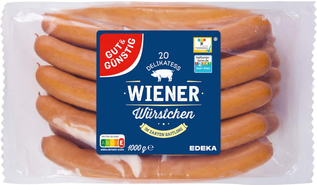 Gut & Günstig Delikatess Wiener Würstchen