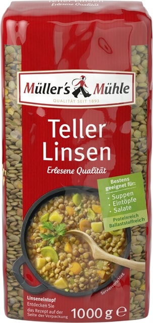 Müller’s Mühle Teller Linsen
