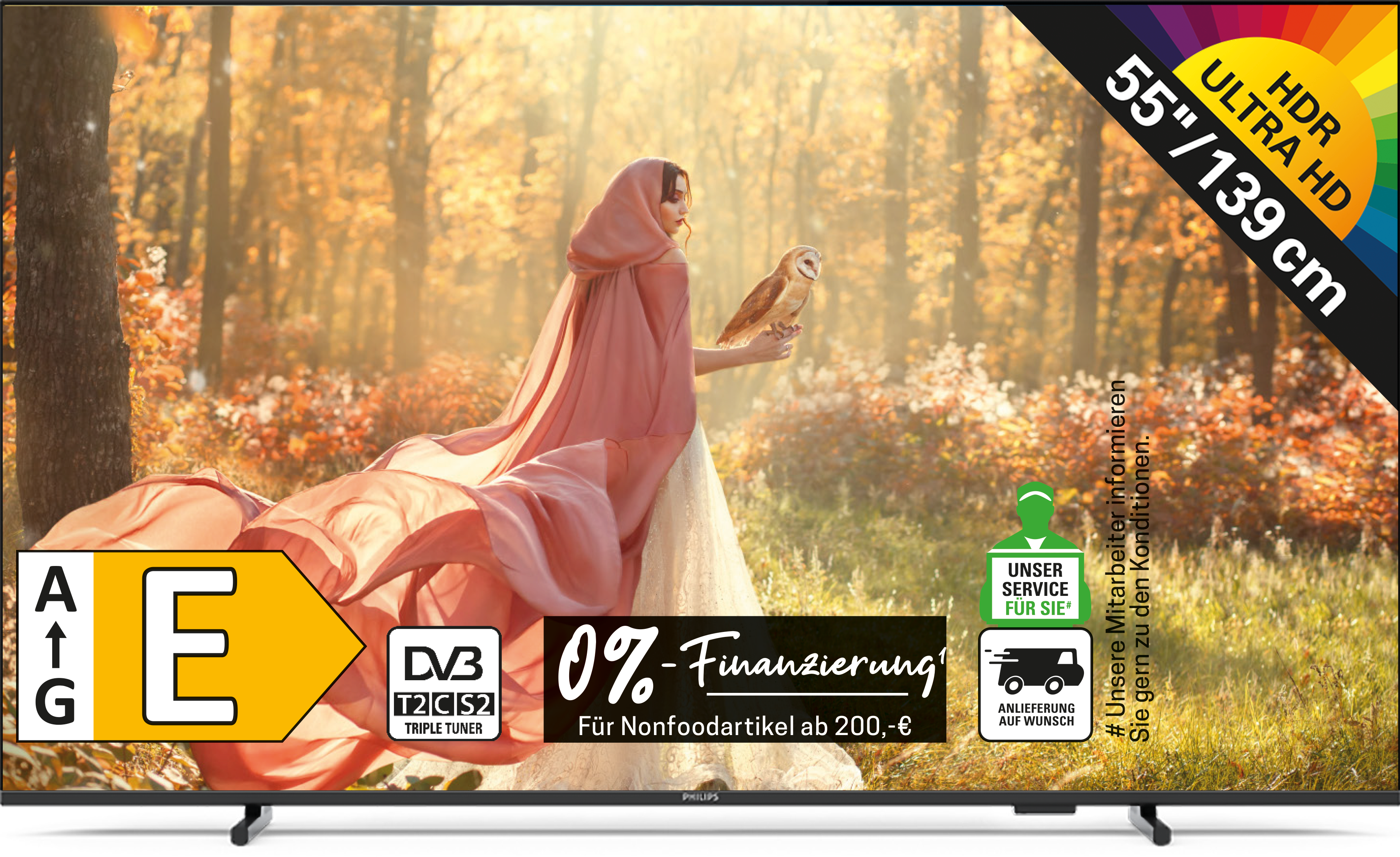 PHILIPS "55PUS7000" 4K-UHD-TV
