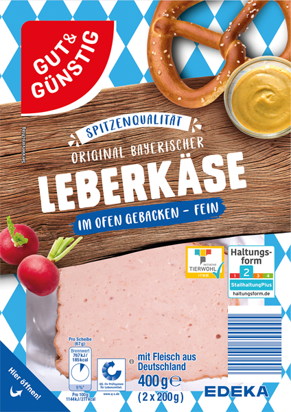 GUT&GÜNSTIG Original bayerischer Leberkäse