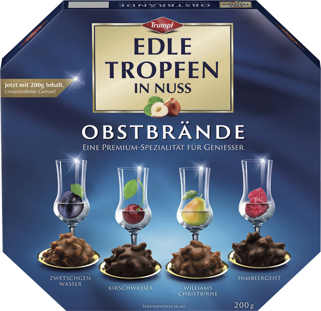 Trumpf Edle Tropfen in Nuss