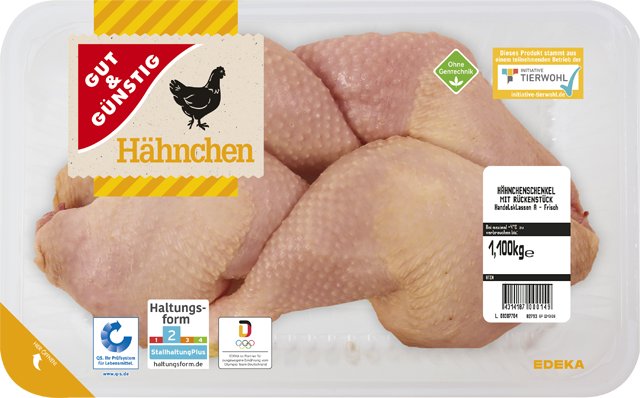 Gut & Günstig Frische Hähnchenschenkel