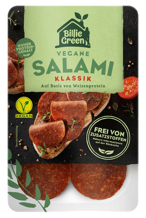Billie Green Vegane Mortadella oder Veganer Aufschnitt