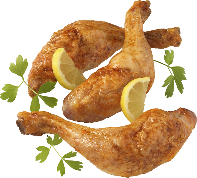 Gegrillte Hähnchenkeulen