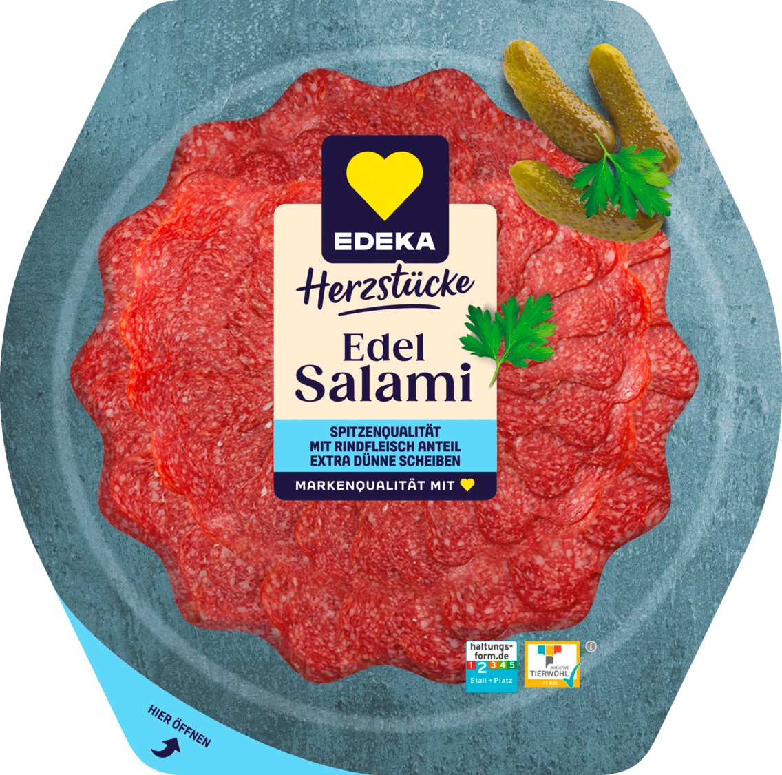 EDEKA Herzstücke Tellersalami