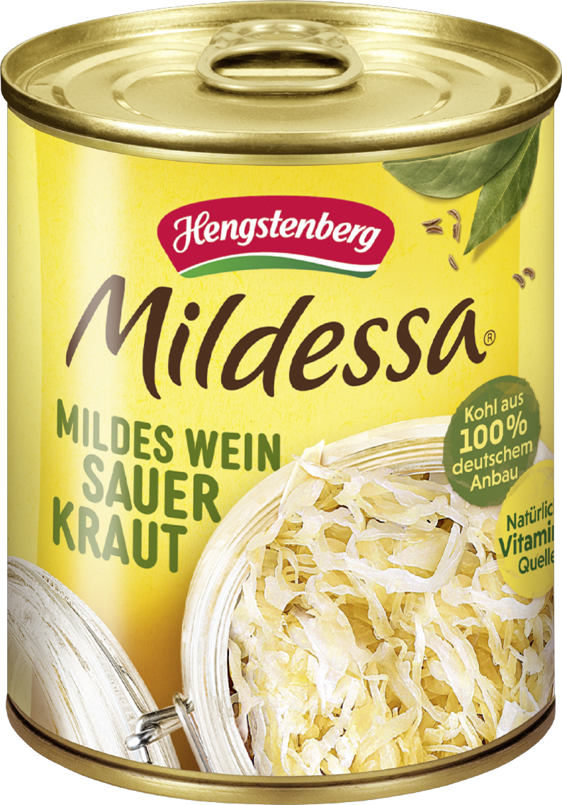 Hengstenberg Mildessa Mildes Weinsauerkraut