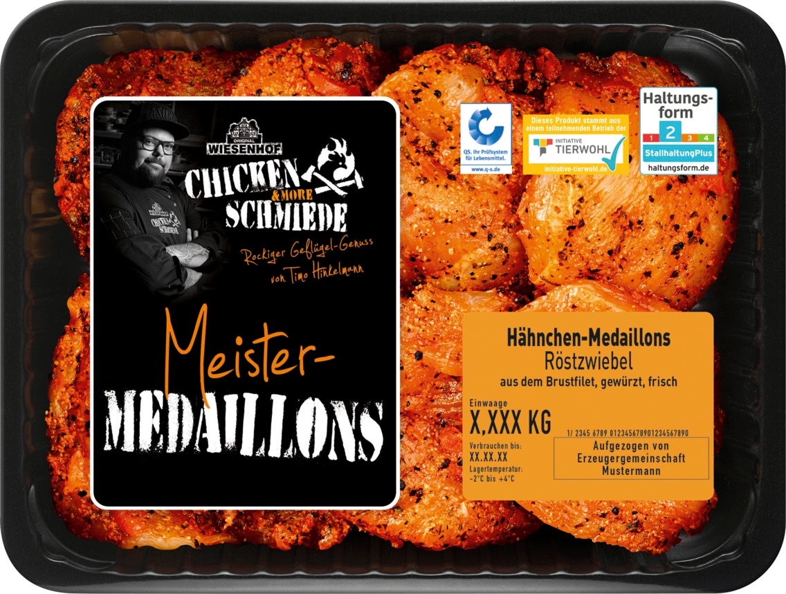 Wiesenhof Chicken & More Schmiede "Meister-Medaillons" Hähnchen-Medaillons