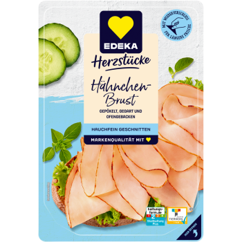 EDEKA Herzstücke - Hähnchen-Brust oder Schinken