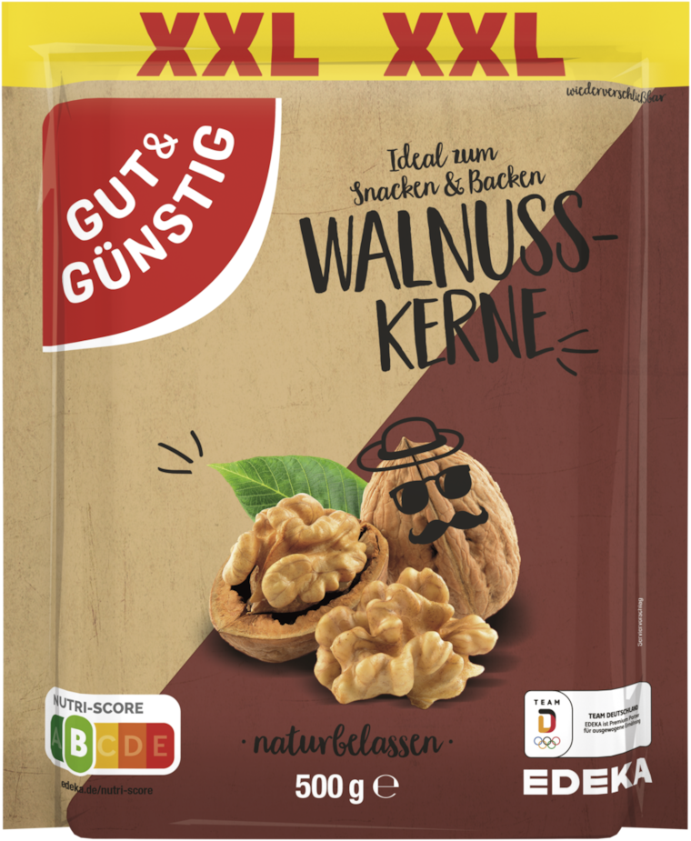 Gut & Günstig Walnuss-Kerne