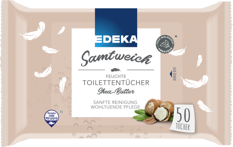 EDEKA Samtweich Feuchte Toilettentücher
