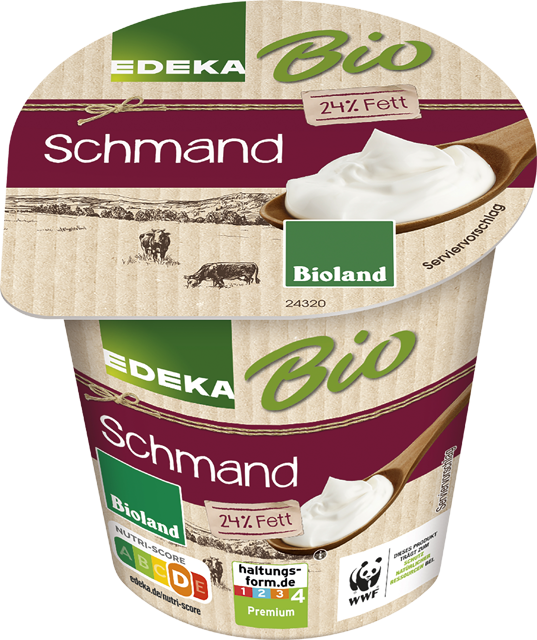 EDEKA Bio Bioland-Schmand 