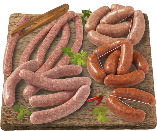 Salsiccia Fresca, Grobe Bratwurst, Bratwurst fränkische Art