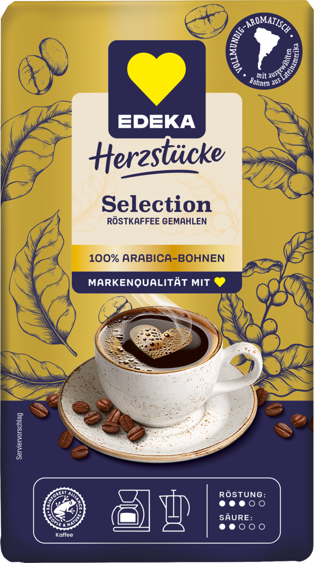 EDEKA Herzstücke gemahlener Bohnenkaffee
