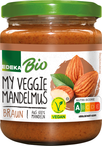 EDEKA Bio My Veggie Mandelmus braun