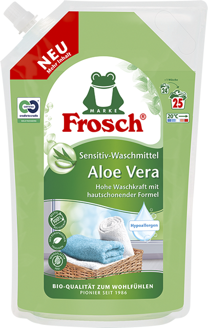 Frosch Waschmittel Flüssig oder Pulver