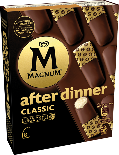 Langnese Magnum oder Cornetto